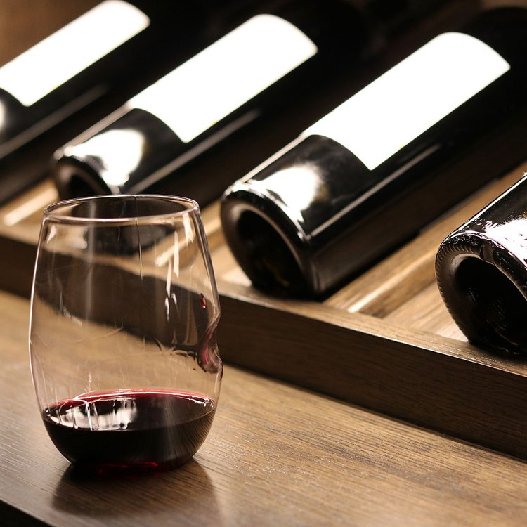 16oz/475ml Plastic Red Wine Glass - Box of 50