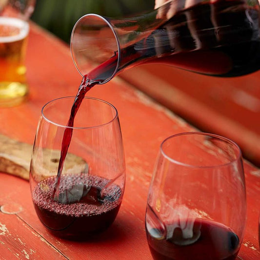 16oz/475ml Plastic Red Wine Glass - Box of 50